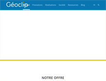 Tablet Screenshot of geoclip.fr